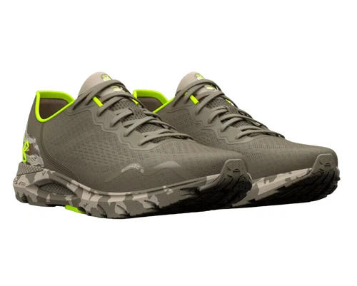 UNDER ARMOUR MENS TENNIS SHOE GREEN CAMO UA HOVR SONIC 6 CAMO, 3026233-301