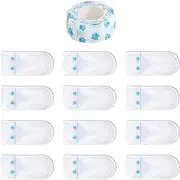 Pets Waterproof Shoes, Non Woven Dog Boots Paw Protectors, Adjustable Secure Bandage, Tough Lightweight Build for Paw Safety, Indoor and Outdoor Use