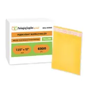 #1 7.25x12 Kraft Bubble Padded Mailers Shipping Envelopes Bags 6300 Pack