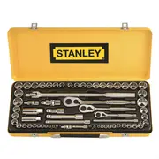 Stanley 64 Piece 1/4" 3/8" And 1/2" Drive Socket Set