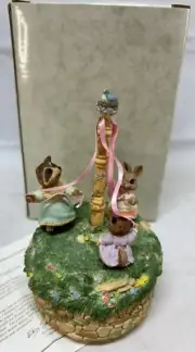 NIB Hallmark Tender Touches "Younger Than Springtime" Rotating Music Box QHG7074