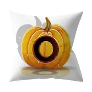 3 Pcs Halloween Series Letter Printing Throw Pillow Cover for Home Living Room Sofa Decor O_45*45cm