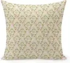 Green Pink Check Throw Pillow CoverTraditional Checkered Decorative Pillow Ca...