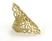 Adjustable Ring 46mm Raw brass (18mm 8US inner size) 3291 ring21