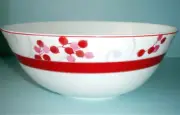 Lenox Red Merry Berry Large Holiday Serving Bowl 9.5" Simply Fine USA New