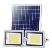 2-in-1 Solar Waterproof 362-LEDs Spotlight with Remote Control for Yard Garden -