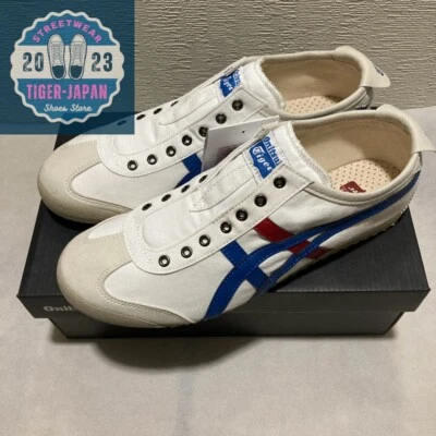 Onitsuka Tiger MEXICO 66 SLIP-ON 1183A360 121 WHITE TRICOLOR Unisex Shoes