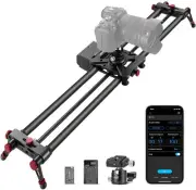 NEEWER ER1 31.5"/80cm Motorized Carbon Fiber Camera Slider with Remote
