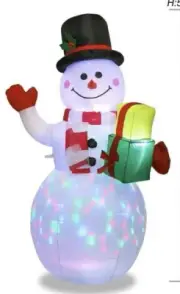 5FT LED Inflatable Light-up Snowman
