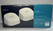 eero 6 Dual-Band Mesh Wi-Fi 6 System 2-pack 500 Mbps New In Factory Wrap