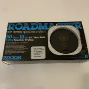 Roadmaster RS520N Car Stereo Speaker System 50 Watt 5 1/4 Thin-Wall, 3 Way -New