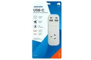 JACKSON 3.4A Portable Powerboard 2x USB & 2x USB-C Ports Plus 1x 3-Pin Socket