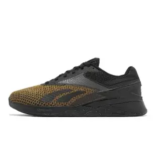 【REEBOK】訓練鞋 Nano X3 男鞋 黑 棕 緩衝 支撐 健身 重訓 運動鞋(100033788)