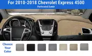 Dashboard Dash Mat Cover for 2010-2018 Chevrolet Express 4500 (Sedona Suede)