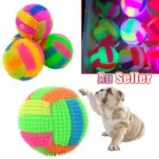 Flashing Bouncing Ball Puppy Jumping LED Light Toy Kids Activation Dog Pet