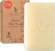Beauty by Earth Organic Face Wash Bar Soap, Shea Butter Soap, Natural Soap, Organic Soap Bar, Soap for Face, Foamy Lathering Vegan Soap Works As Shaving Cream, Organic Soap with Shea Butter (1 Pack)