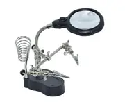 Third Hand Soldering Iron Solder Station Magnifier Stand Holder Helping Tool