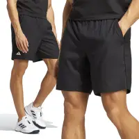在飛比找momo購物網優惠-【adidas 愛迪達】TS Short 男款 黑色 排汗 