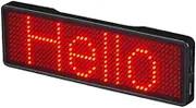EACTEL Bluetooth LED Name Badge Rechargeable Light Sign DIY Programmable Scrolling Message Board Display LED,Type 2