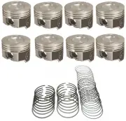 SPEED PRO Forged Dished Coated Pistons Set/8+MOLY Rings for Ford BB 460 .030 (for: Ford)