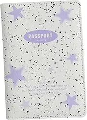 [STOBOK] Passport Holder Travel Pu Wallet Pu Leather Card Case Cover Pu Passport Wallet for Travel