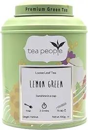 Tea People Lemon Green Tea in reusable Tin Caddy 100 g