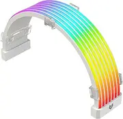RGB Power Extension Cable Kit,5V ARGB 3 Pin Synchronized PSU Cable,Light Up LED Strip Set for GPU and Motherboard PC Cables
