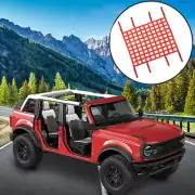 Red Roof Hammock Mesh Cargo Net Top Hammock Net for 2021 2022 Ford Bronco 4Door