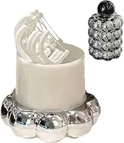 Toothpick Holder | Floss Pick Holder Creative Toothpick Container,Toothpick Dispenser, Light Luxury Cotton Swab Container for Toothpick, Floss, Cotton Swab
