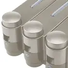 Compact and Sleek Wall Mounted Manual Soap Dispenser Clean and Convenient