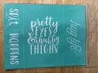 Chalk Couture Hug Life Size B Transfer Stencil 8x10 Retired