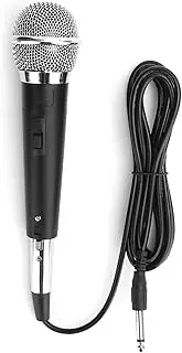 XUMIUZIY Wired Microphone, Handheld Noise Isolation Microphone, Wired Dynamic Professional HiFi Sound Mic for KTV Vocal Music Performance Meeting (Black)