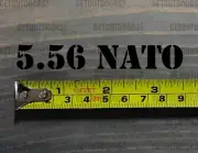 5.56 Nato Sticker Decal 3.5" Ammo Can Box Label Black Ammunition Case DIE CUT XO