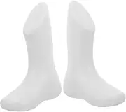 Vaguelly 1 Pair Foot Mold Foot Mannequin Foot Model Feet Mannequin Foot Mannequin for Display Socks Display Foot Mannequin for Sock White Pe