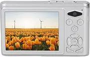 Digital Camera, 18X Optical Zoom, 4K 64MP Vlogging Camera, Rear and Front Cameras for Photography and Video, Autofocus & Anti Shake, Travel Selfie (Silver)