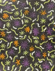 Patricia Kamara Aboriginal Art 42cm X 35cm COA Supplied.