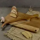 Bow Design Wooden Bread Knives Fiddle Bow Slicer Sourdough Bread