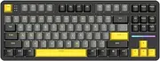MANBASNAKE X Attack Shark X87 Mechanical Keyboard, Hot Swap Customized Keyboard, Pre-Lubricated Linear Switches, Gasket Construction, RGB Backlit Gaming Keyboard (Black)