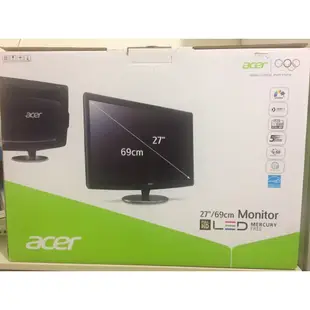 ACER H274HL 27吋  ful HD (1920x1080) LED液晶螢幕