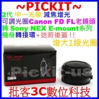 在飛比找Yahoo!奇摩拍賣優惠-2代中一光學Lens Turbo減焦增光CANON FD鏡頭