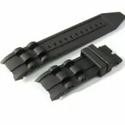 Rubber Watch Band Strap 26mm Black For Invicta Pro Diver Collection Chronograph