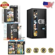 Home Safe with 4.3 Cuft Capacity - Fireproof & Waterproof, Silent Mode Alarm