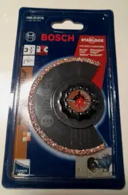 BOSCH OSL312CG CARBIDE GRIT GROUT & ABRASIVE 3-1/2" STARLOCK BIT SET NEW