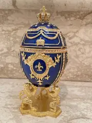Faberge Egg Imperial Royal collection Trinket Fabergé Egg Birthday gift for men