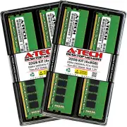 32GB Kit 4x 8GB DDR4-2400 DIMM Crucial CT4K8G4DFS824A Equivalent Memory RAM