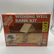 Vintage 2000 The Home Depot Wishing Well Bank Kit Crafts Wood Kit DIY