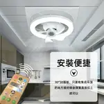 【新北現貨】【當天出貨】家用廚房輕鋼架隱形風扇燈搖頭小型吊扇燈LED隱形吸頂燈辦公室集成吊頂風扇APP智能吊扇 99購物節