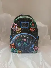 Loungefly Disney Stitch Day Mini Backpack Sequins Brand New With Tags