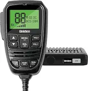 Uniden X76 Compact UHF CB Mobile with Remote Speaker MIC. Large LCD Display, Dual Watch