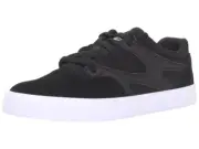 DC Shoes Men's Kalis-Vulc Skateboarding Sneakers Low-Top Black/White